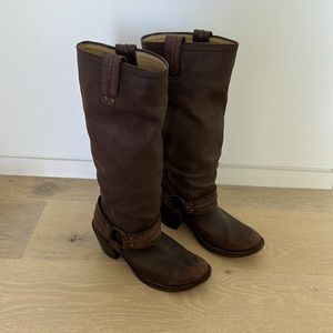SOLD Frye Harness Knee High Boots